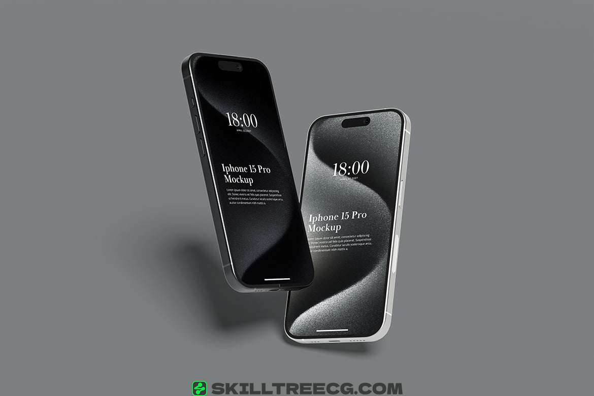图片[4]-Iphone 15 Pro Mockup（920606）-技能树